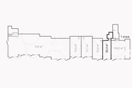 Свободного назначения, 52.3 м²